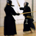Practicing Nito Kendo at Bristol Club